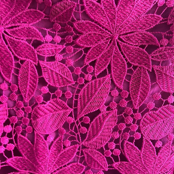 RSVP by TALBOTS LACE TOP SIZE LP DARK RASPBERRY - Picture 3 of 5